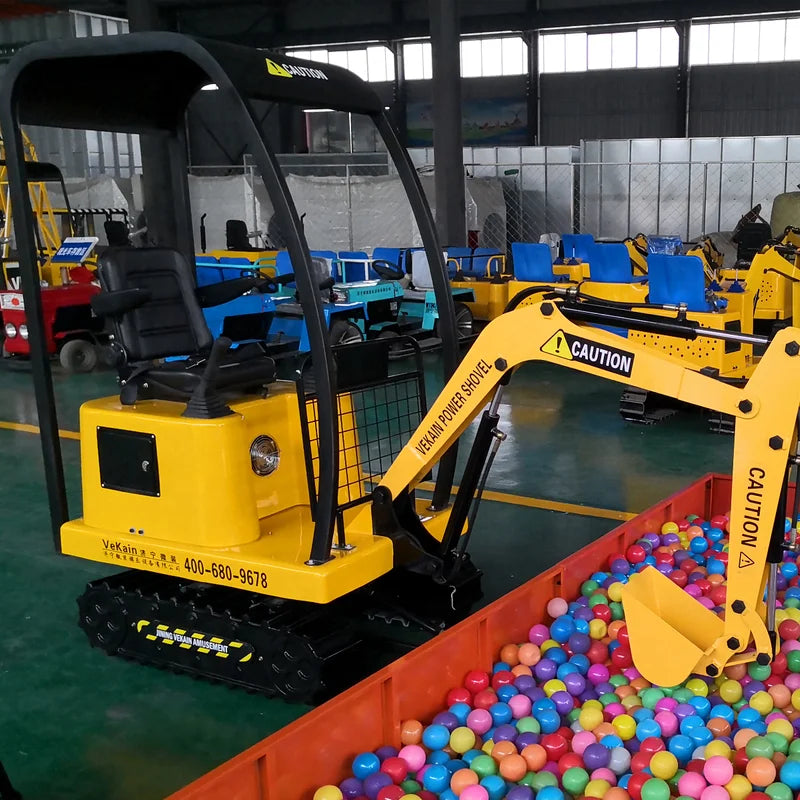 Profitable Products Indoor Outdoor Playground Amusement Park Products Children Attraction Large Machines Mini Excavator