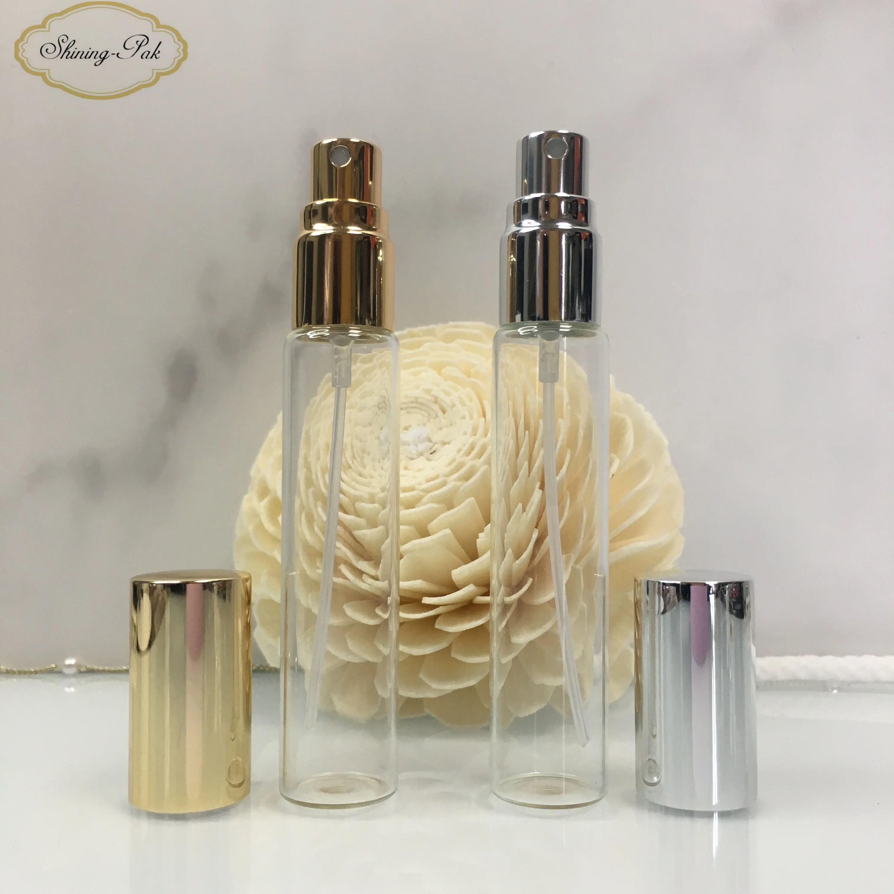 10ml Wholesale Spray Tester Bottles Glass Vials Perfume Sample Bottle Refill 10ml Perfume Glass Bottle