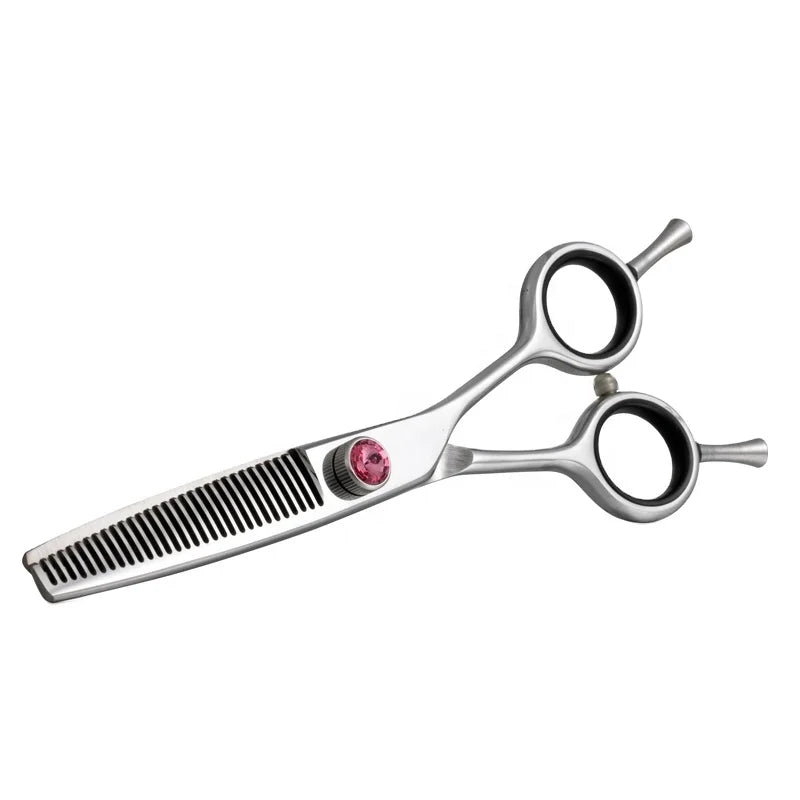 Ergonomic Handles Design Mirror Polish Professional Japanese Steel Beauty Right-Handed Barber Thinning Scissors