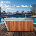 Syochi Wi-Fi Control Stainless Steel Portable Luxury Ice Bath Tub for Athletes Ice Bath Recovery Cold Plunge Tub Circulation