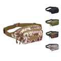 Trending Products Custom Logo Polyester Waterproof Headphones Anti-theft Pocket Camping Walker Men Waist Bag Camo Fanny Pack
