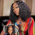 Cheap Brazilian Hair Short Bob Wigs Human Hair Lace Front Afro Kinky Curly Lace Front Wigs Hd Lace Frontal Wigs For Black Women