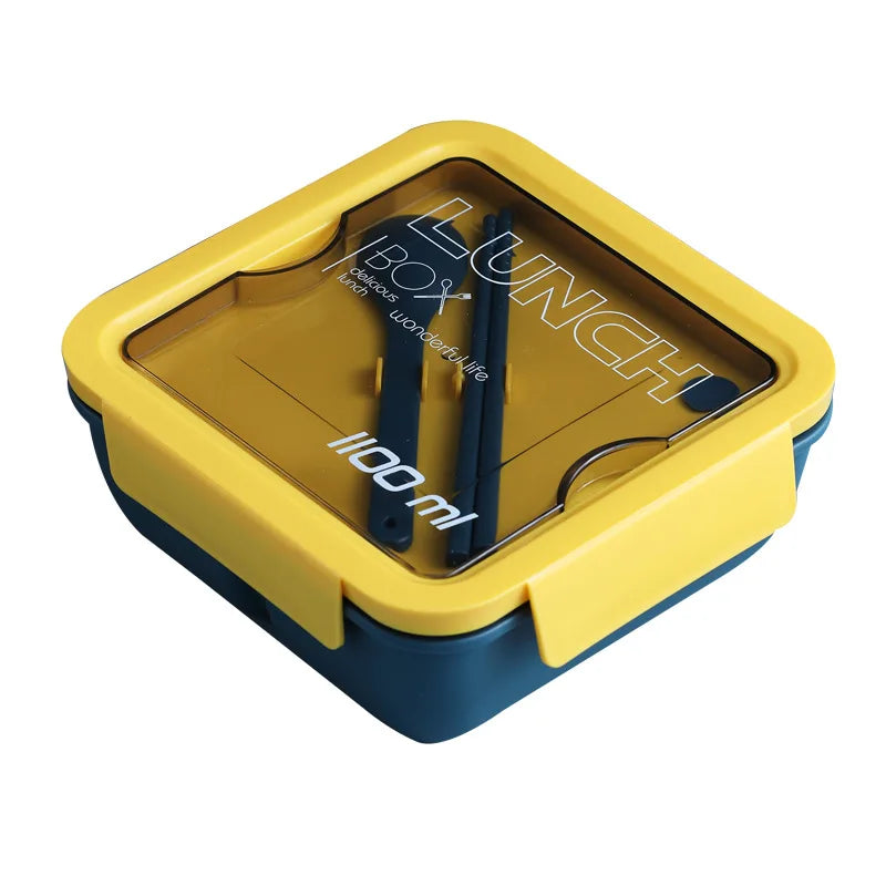 Japanese Hot Microwavable Bento Plastic Lunch Box Bento Portable Plastic Food Container with Lid for Kids