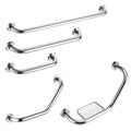 Stainless Steel Bathroom Grab Bar Wall Mounted Safety Handrail Anti-Slip Shower Support Bar