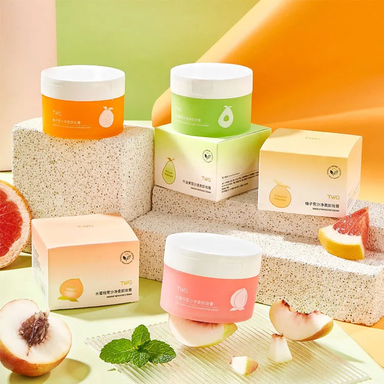 TWG 3 Colors Fruit Makeup Remove Cream Gently Cleansing Oil Control Makeup Removal