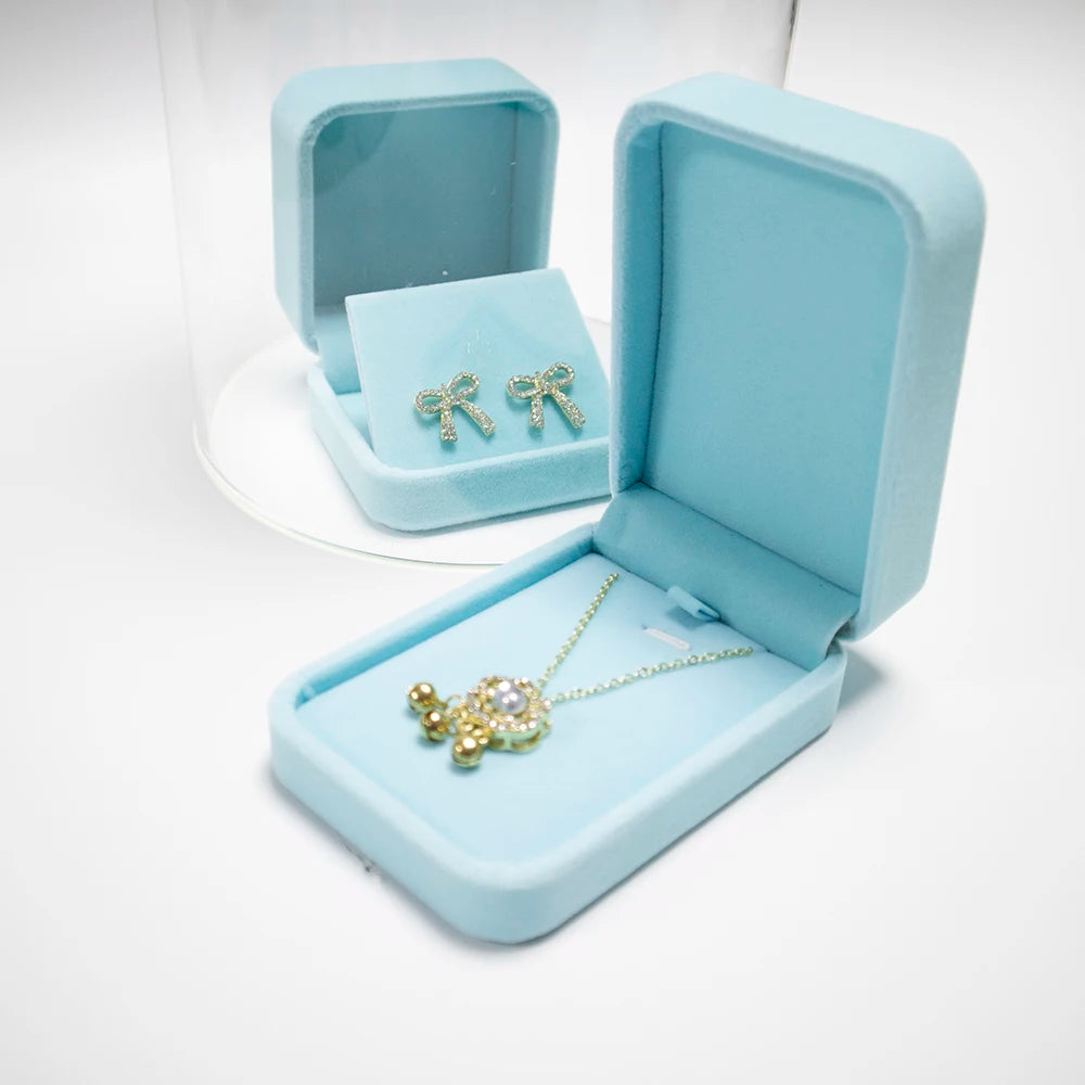 Custom Velvet Jewelry Box for Ring & Bracelet Storage Container for Your Valuable Pieces