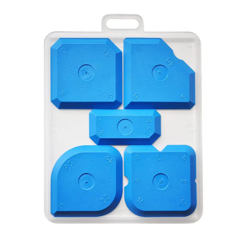 5PCS Professional Construction Supplies Caulking Sealant Tool Set Grout Joint Smoother Scraper Set Silicone Spatula Set