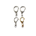 001 Small C Buckle Clip Accessories Alloy D Lobster Clasps Key Holder with Swivel Snap Lanyard Hook Keychain Made in China