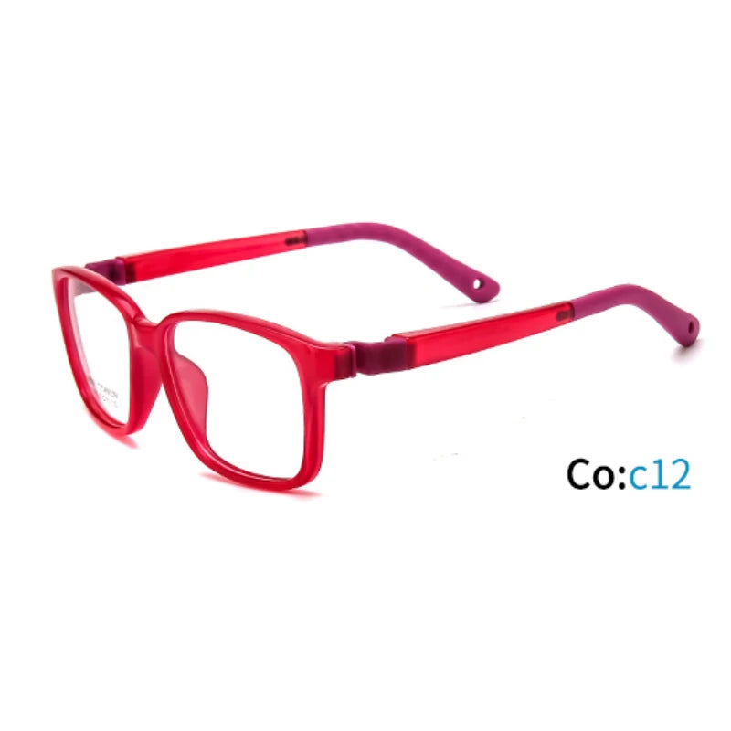 Osicare High Quality Classical Eyewear TR 90 Flexible Spectacles Lens Eye Silicone Eyeglasses Frames Kids Glasses for Children