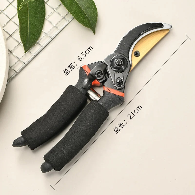 Garden Pruning Shears Steel Blades Handheld Scissors Garden Bypass Pruning Shears Tree Trimmers Secateurs Hand Pruner