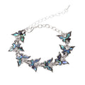 Wholesale Yimeili Brand Natural Abalone Shell Butterfly Carved Charm Trendy Unisex Bracelet Gift