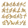 1pcs MOQ Gold Tarnish Free Alphabet Necklace Stainless Steel Women Jewelry Accessories Cubic Zirconia Initial Letter Pendant