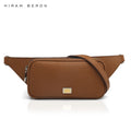 Hiram Beron Luxury Mini Style Crossbody Designer RFID Blocking OEM ODM Wholesale Italian Saffiano Leather Belt Bag for Men
