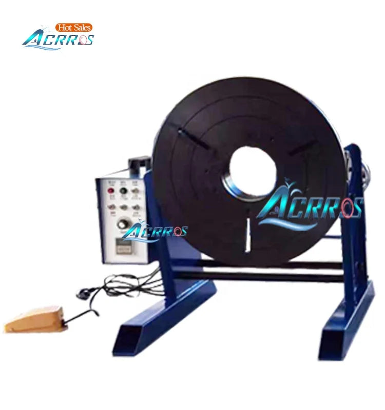 AWP-300 Center Through Hole 170mm Rotary Welding Positioner 300kg with 220V Foot Switch