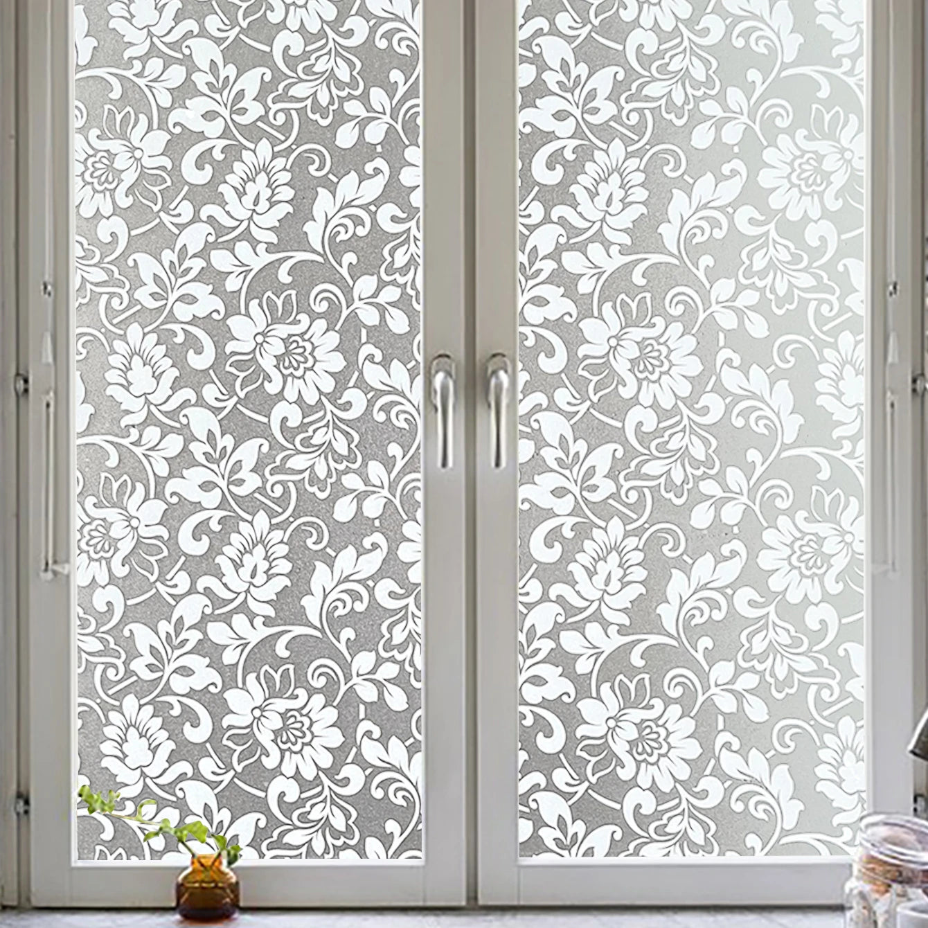 Pvc Window Film Self -adhesive Glass Film Pvc Glass Sticker Decoration Window Film for Easy Peel off Sticker