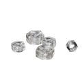Quality Certification M3 White Strong Wear Resistance Plastic PA66 Nylon Type Hexagonal Machine Hexagon Hex Nuts