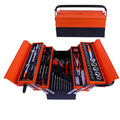 85-Piece Steam Repair Kit Folded Three Layers HardWare Pliers Sleeve Steel Material Tool Set