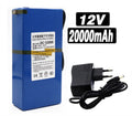 122000 12V 20000mAh Li Ion Battery Pack with 5521 Connector for Camera