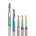 Single Flute Spiral CNC Milling Cutter Spiral Drill Bit for Aluminum