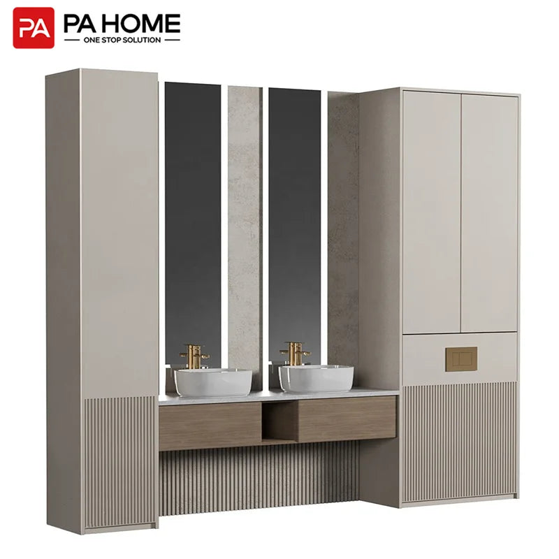 PA Vanity Unit Bathroom Cabinet Vanity Bathroom Double Sink 60 Inch