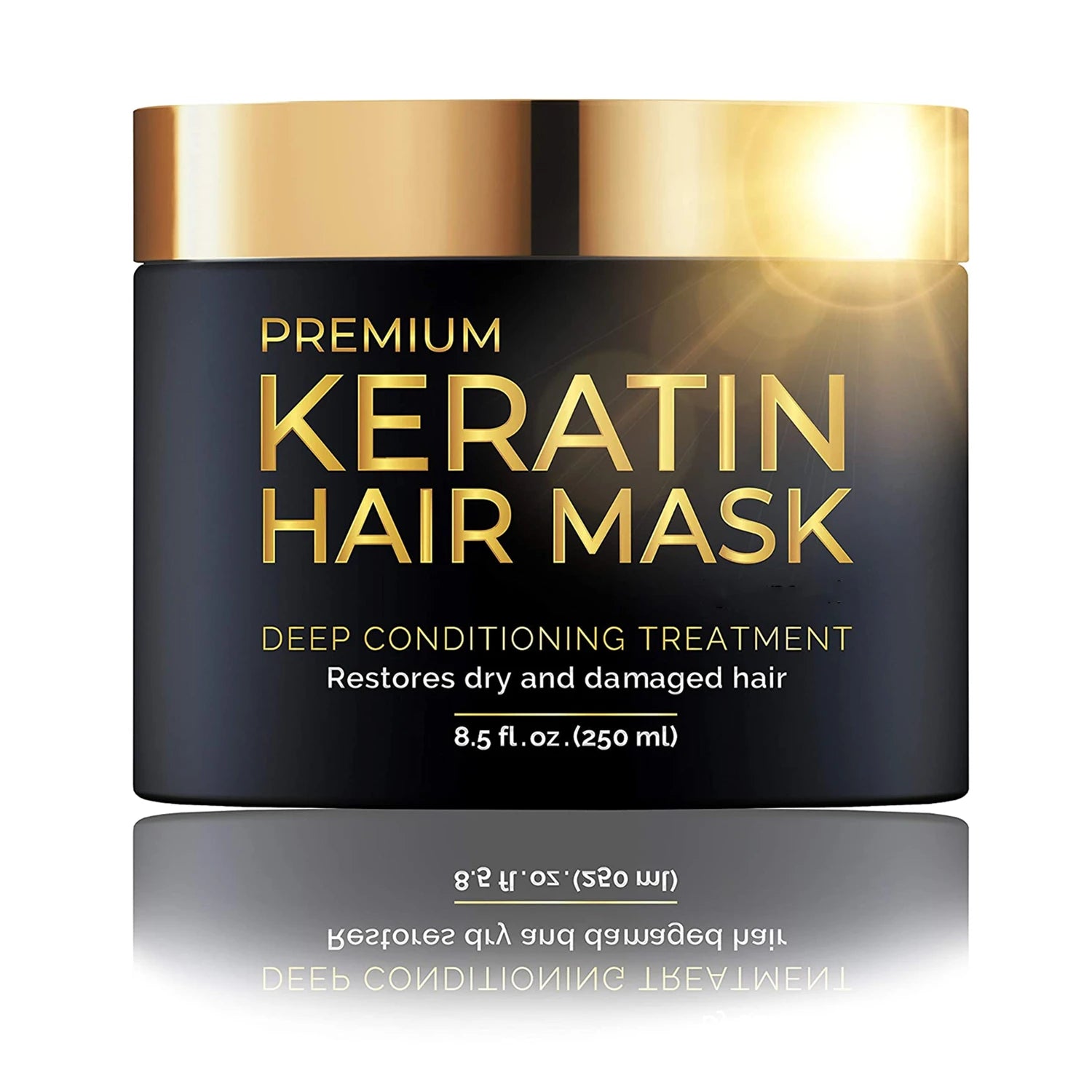 Private Label Natural Premium Keratin Hair Mask - Professional Treatment for Hair Repair Nourishment & Beauty