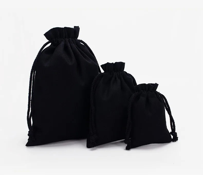 Custom Logo Recyclable Eco-friendly Cotton Canvas Dustproof Drawstring Tote Bag Double Pull Strings Reusable Custom Size Screen