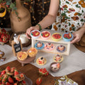 Cute Fruit Chocolate Strawberry Resin Cake Dollhouse Miniature Food 3d Dessert Breakfast Cartoon Decor DIY Christmas Party Favor