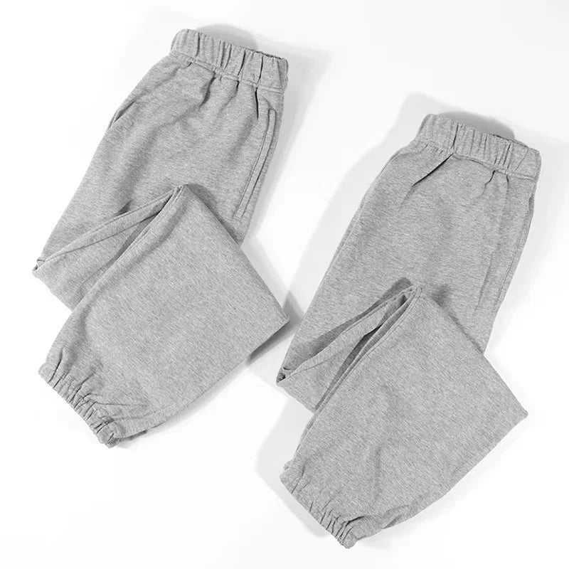 Men's Casual Training Outdoor Style Sport Pants Blank Color Loose Fit Mid Waist Lightweight Cargo Blouson