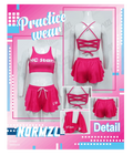 Wholesale Cheerleading Uniforms Custom Cheerleading Competitions Uniforms Pattern Girls Cheerleading Uniform
