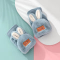 Fancy Fingerless Winter Hand Warm Soft Fur Girls Flip Gloves