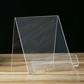 Acrylic Book Stand Tablet Holder Lucite Magazine Rack Factory Custom Acrylic Book Easel for Display Book Notebook Music Sheet