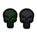 Punisher's Skull 3D Tactical Badge PVC Soft Rubber Sew-On Patch with Custom Design and Hook & Loop