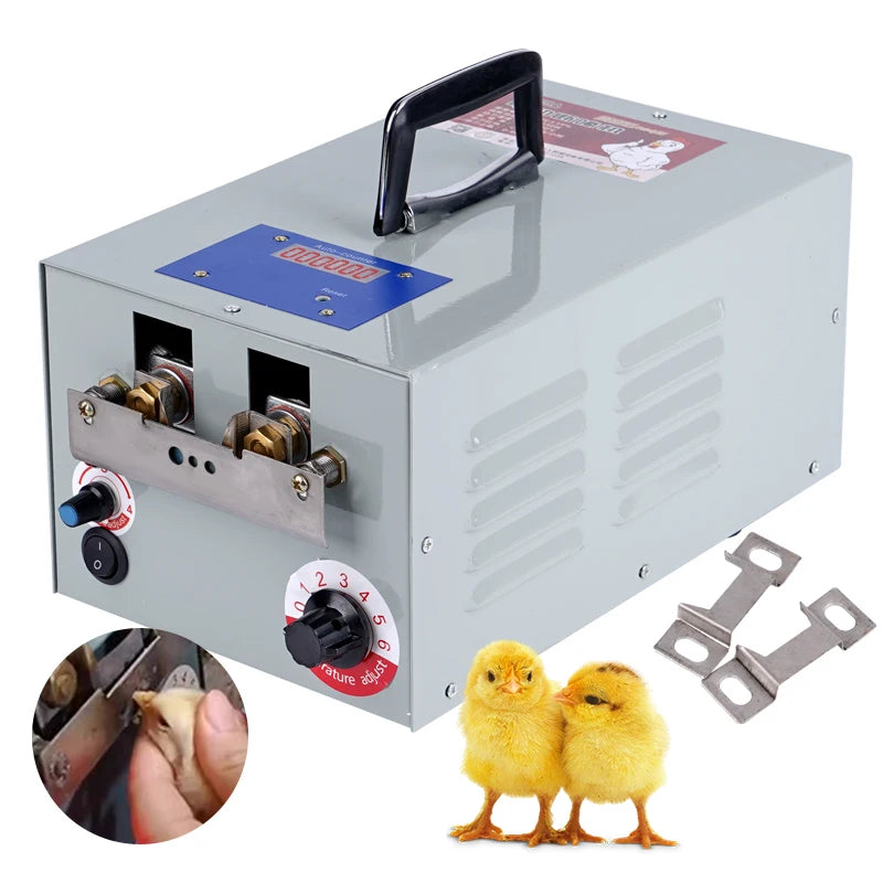 Poultry Automatic Electric Chicken Debeaker Poultry Debeaking Machine Chicken Beak Cutting Machine with Counter MegaBDM