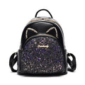 2024 Top Cute Pu Stylish Luxury Sequin Small Backpacks for Women University
