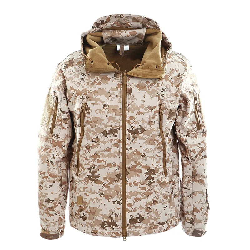 Hotsale OEM Brand Fujian Origin Camping Hooded Winter Jacket for Men Training Personal Defense Equipment