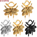 Evorte 10PCS New Stainless Steel Bee Gauge Ear Heavy Hanger Weights for Stretched Ears Plugs Tunnels Body Piercing Jewelry