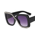 2023 New Fashion Luxury Trendy Sun Glasses Custom Retro Rectangular Latest Oversized Square Sunglasses