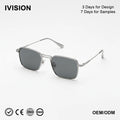 2024 Hot Selling Designer Photochromic Glasses Square Anti Blue Light UV400 Optical Frames Custom Logo Men Unisex Glasses