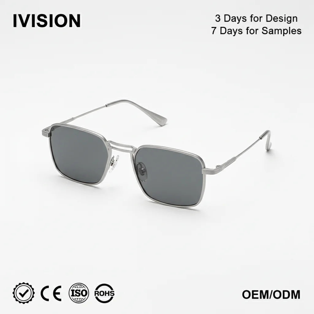 2024 Hot Selling Designer Photochromic Glasses Square Anti Blue Light UV400 Optical Frames Custom Logo Men Unisex Glasses