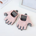 Customized Logo Workout Palm Protection Sport Fitness Half Finger Women Weight Lifting Gym Gloves