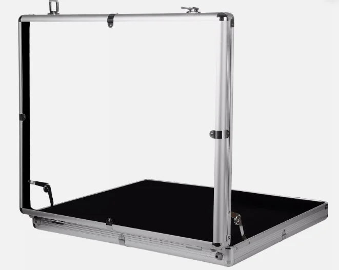 Aluminum Display Case Acrylic Clear Top Trade Locking Box Aluminum Glass Display Case for Cards