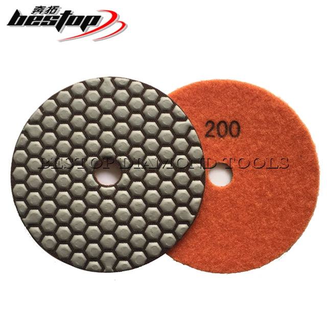 5 Inch OEM Customizable Diamond Dry Polishing Pad for Stone and Concrete