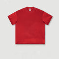 Rightdo Unisex 100% Combed Cotton Tshirt 305GSM Drop Shoulder Oversized Knitted High Street Plain Top for Men Big & Tall