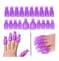 FOCSTAR 10pcs Armor Remover Clip Reusable UV Gel Polish Soak off for Finger and Toe Nails Nail Supplies (BTB012)