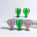 Diy Gemstone Assorted Angels 2 inch Wholesale Fluorite Hand Made Crystal Angel