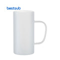 Bestsub Wholesale New Fashion Frosted Sublimation Blanks 22oz 650ml Borosilicate Beer Coffee Glass Mug Cup