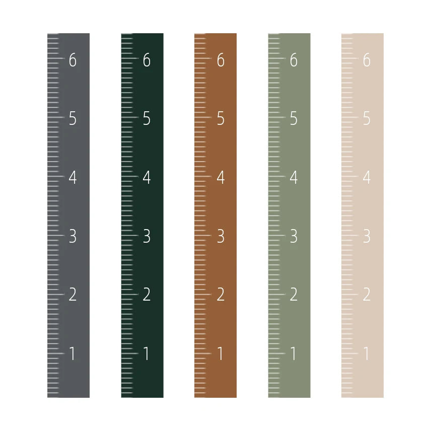 Fabric Canvas  Height Growth Chart Wood Frame Measurement Ruler From Baby to Adult for Child's Room Decoration