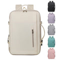 Unisex Large Laptop Backpack Anti Theft USB Zipper New Business Travel Bag Comfortable Shoulder Straps Waterproof Polyester