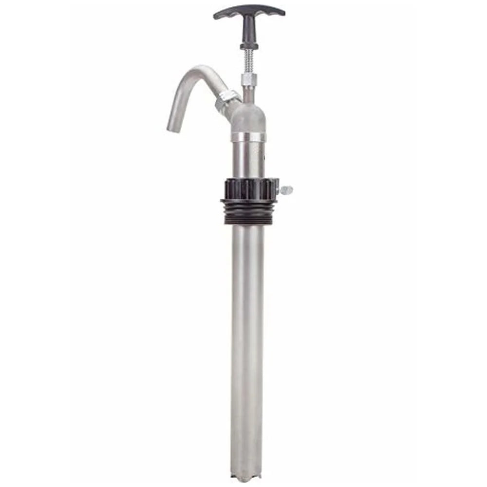 5 Gallon Stainless Steel and PTFE Vertical Lift Pail Pump Dispensing MEK Toluene Xylene Lacquer Thinner Acetone Mild Acids