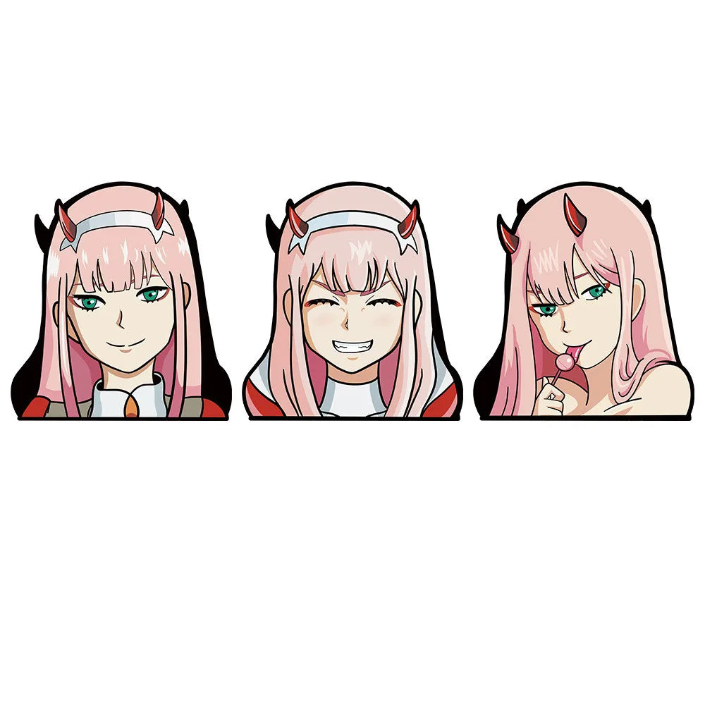 3D Flip Effect Anime Lenticular Printing Darling in the Franxx 3D Motion Sticker